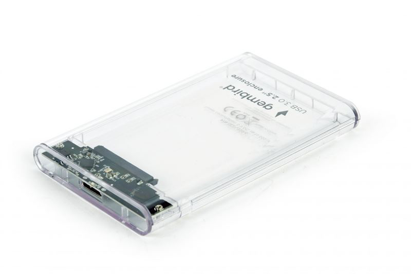 Slika - Gembird EE2-U3S-5-S USB 3.0 Enclosure Transparent, ohišje za disk