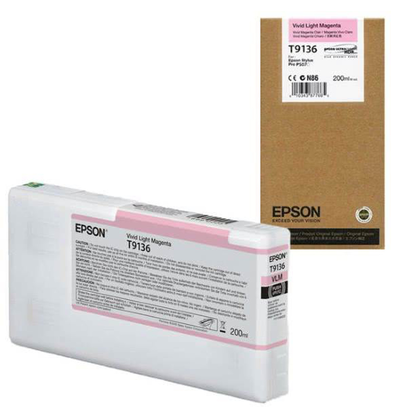 Slika - Epson C13T913600 svetlo škrlatna, originalna kartuša