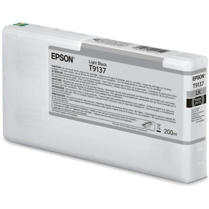 Epson C13T913700 svetlo črna, originalna kartuša