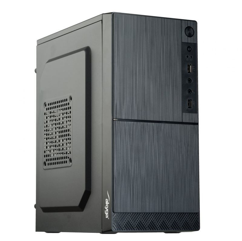 Slika - Akyga AK35BK Black (microATX črno, 2xUSB2.0) računalniško ohišje