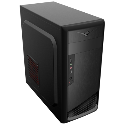 Akyga AK995BK Black (ATX črno, 2xUSB2.0) računalniško ohišje