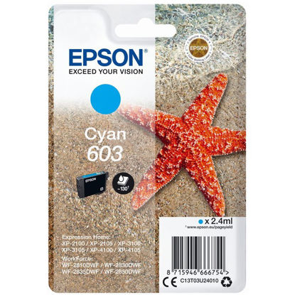 Epson 603 C (C13T03U24010) modra, originalna kartuša