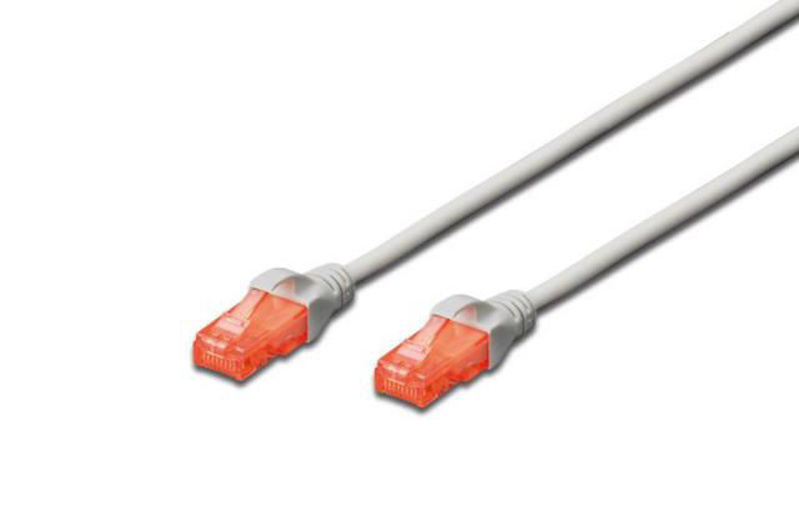 Slika - Digitus DK-1617-0025 CAT6 U-UTP Patch 0,25m Grey