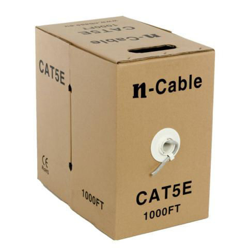 Slika - nBase NB-C5E-305 UTP CAT5e 305m CCA 24AWG Grey