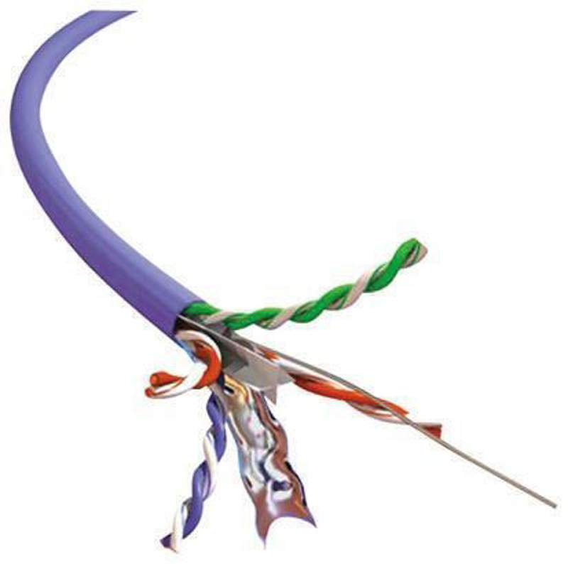 Slika - MultimediaConnect CX64SHB CAT6 F-UTP solid LSZH 305m Purple
