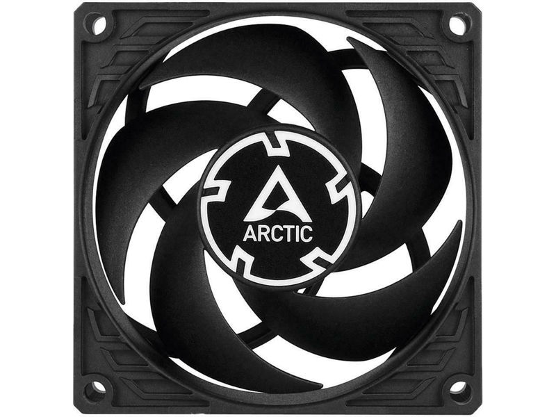 Slika - Arctic P8 PWM PST CO (Black/Black) Ventilator za ohišje (80 mm, 200-3000 RPM, PWM) (ACFAN00151A)