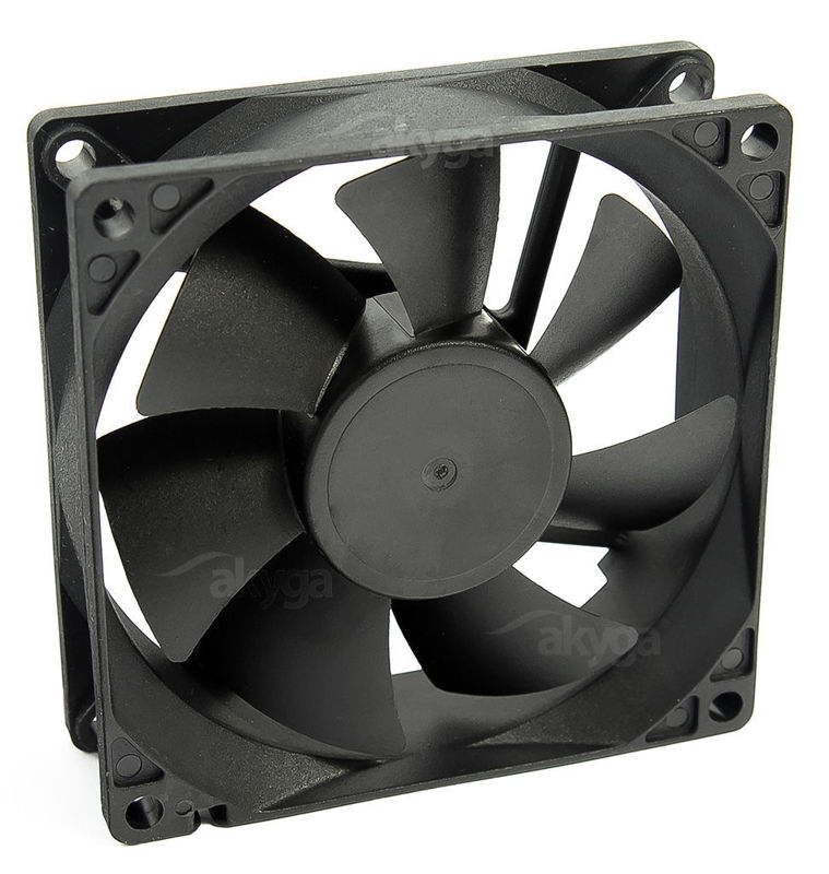 Slika - Akyga AW-8A-BK System Fan 8cm Black OEM Ventilator za ohišje (80 mm) (AW-8A-BK)
