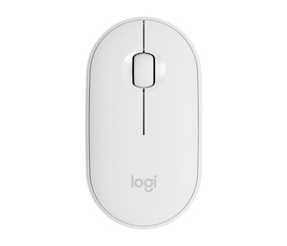 Logitech Pebble M350 BT (910-005716) bela brezžična miška