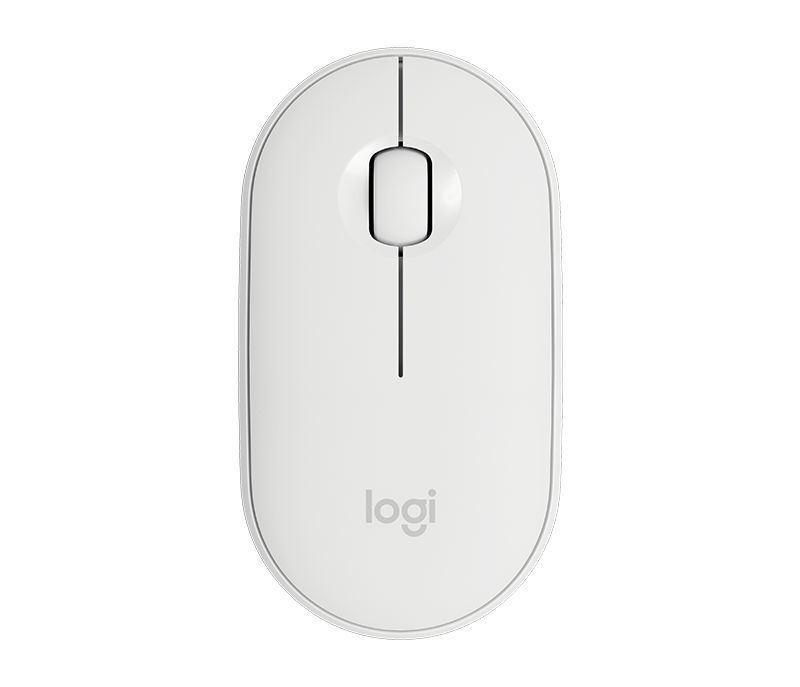Slika - Logitech Pebble M350 BT (910-005716) bela brezžična miška