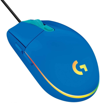 Logitech G203 LightSync gaming miška modra