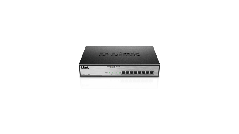 Slika - D-Link DGS-1008MP 8-Port Desktop Gigabit Max PoE Switch