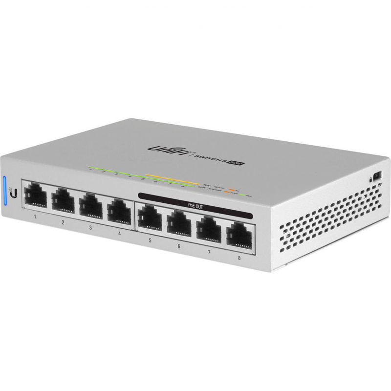 Slika - Ubiquiti US-8-60W UniFi Switch 8xGigabit 4xPoE Out