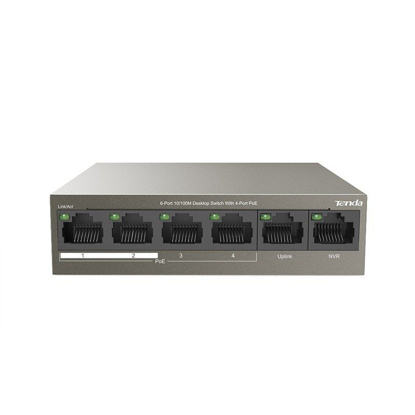 Tenda TEF1106P-63W 6-Port (4-Port PoE) Desktop Switch