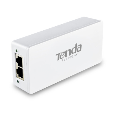 Tenda PoE30G-AT PoE Injector delivers up to 30W output
