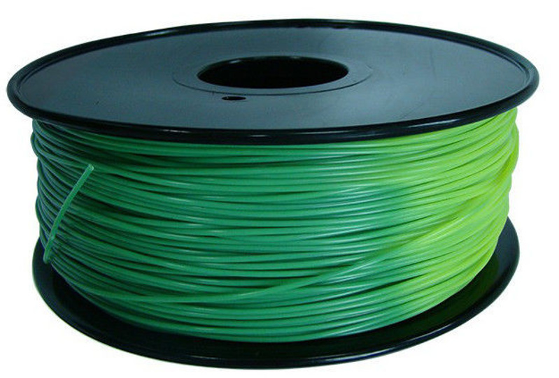 Slika - 3D filament PLA 1,75 mm teperaturna sprememba barve zelena-rumena 1kg