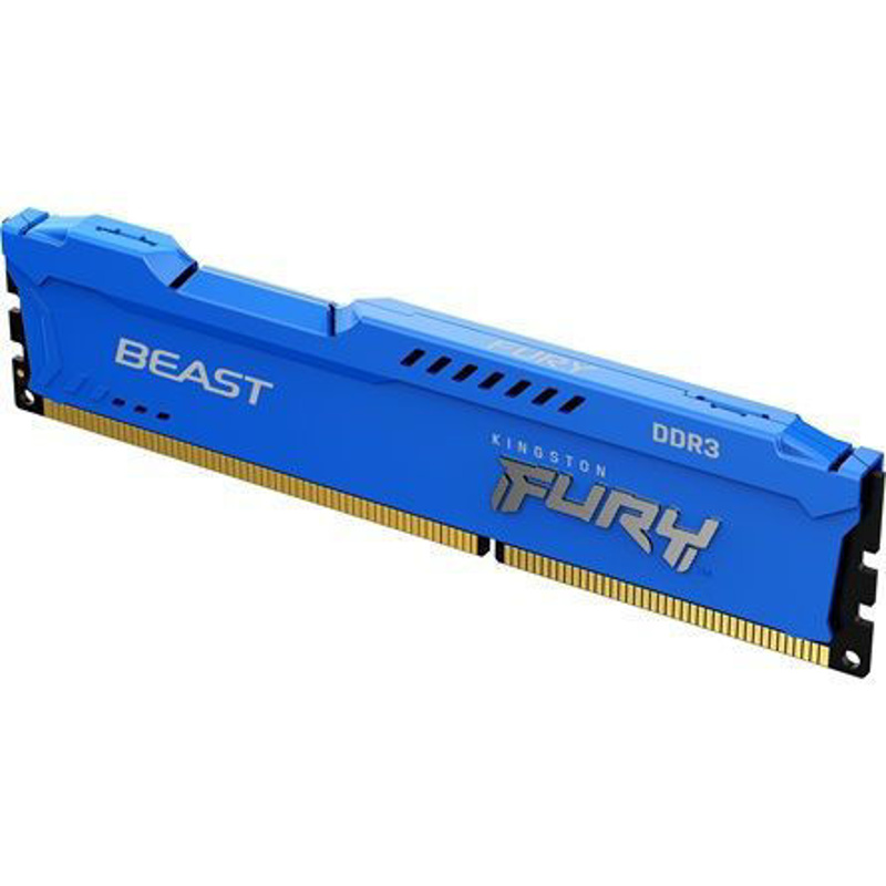 Slika - Kingston 4GB DDR3 1600MHz Fury Beast Blue KF316C10B / 4
