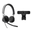 Slika - Logitech C925E Kit Business Full HD + headset (991-000339) črna, spletna kamera + slušalke