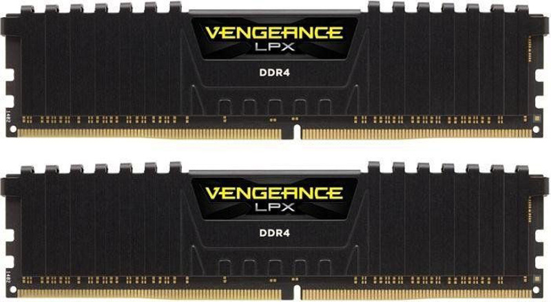 Slika - Corsair 16GB DDR4 2133MHz Kit (2x8GB) Vengeance LPX Black CMK16GX4M2A2133C13