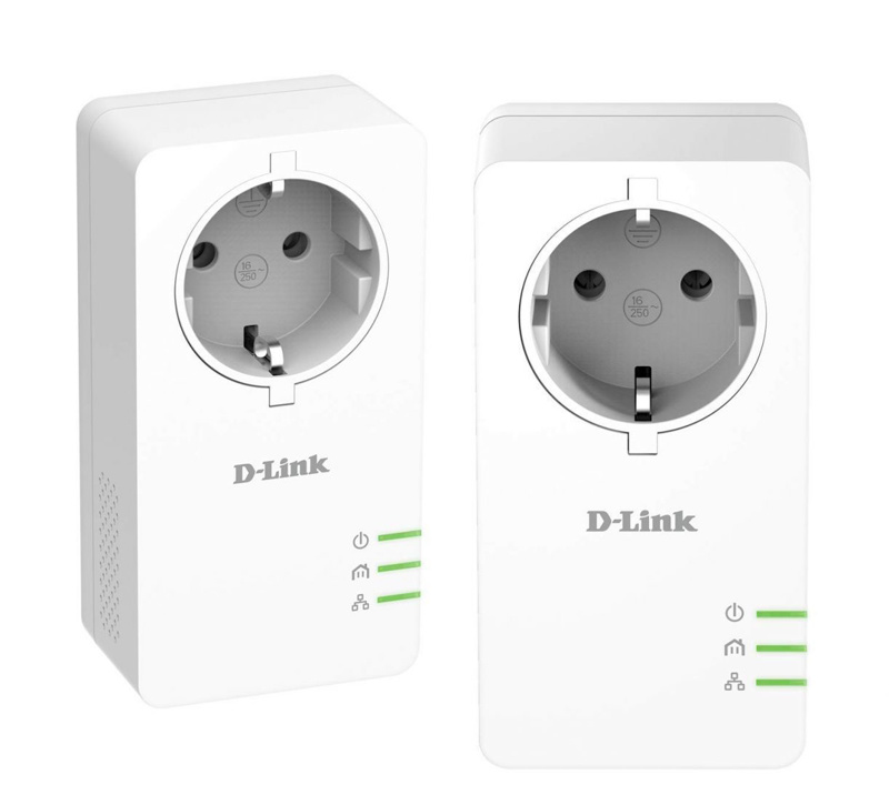 Slika - D-Link DHP-P601AV PowerLine AV2 1000 HD Gigabit Passthrough Kit