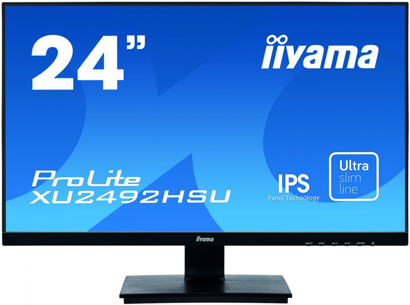 Slika - iiyama 24" ProLite XU2492HSU-B1 IPS LED, monitor