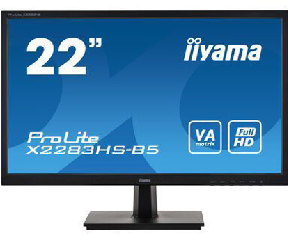 iiyama 21,5" ProLite X2283HS-B5 LED, monitor