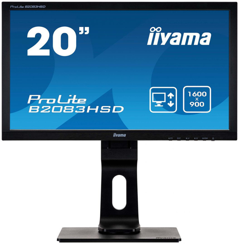 Slika - iiyama 19,5" ProLite B2083HSD-B1 LED, monitor