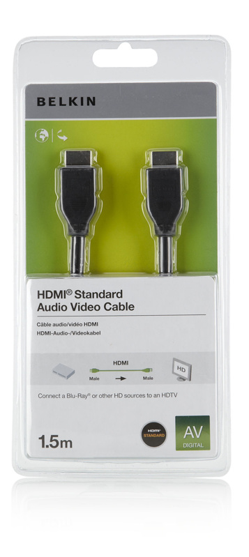 Slika - Belkin HDMI (M) – HDMI (M), 1,5m Black, kabel
