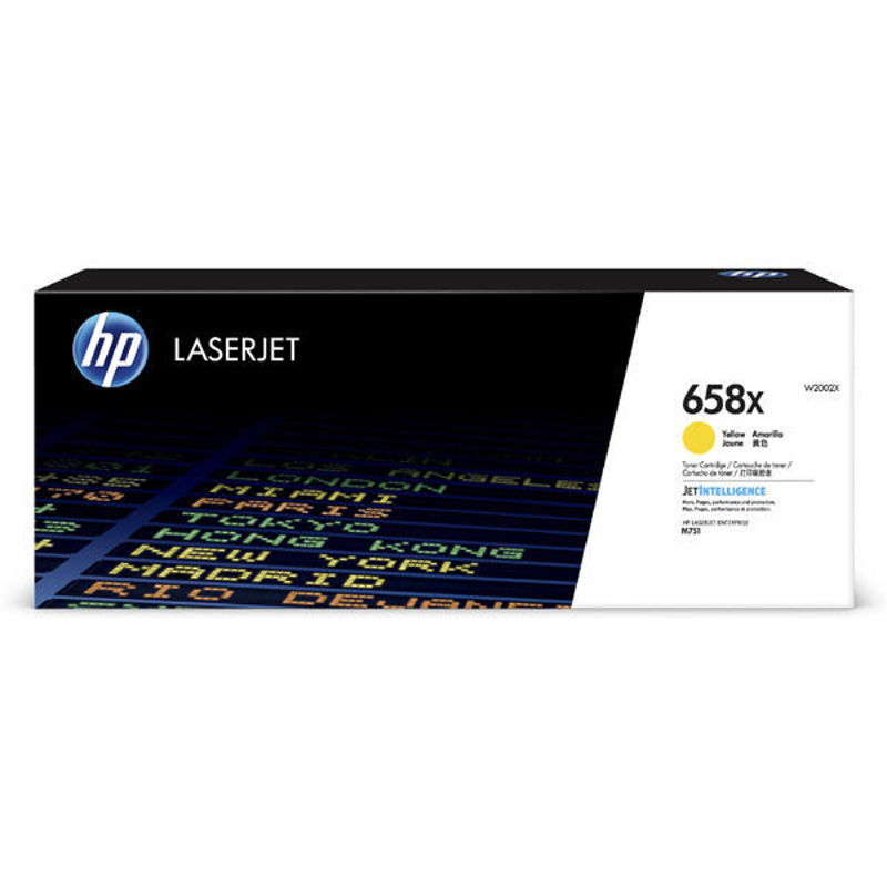 Slika - HP W2002X (658X) rumen, originalen toner