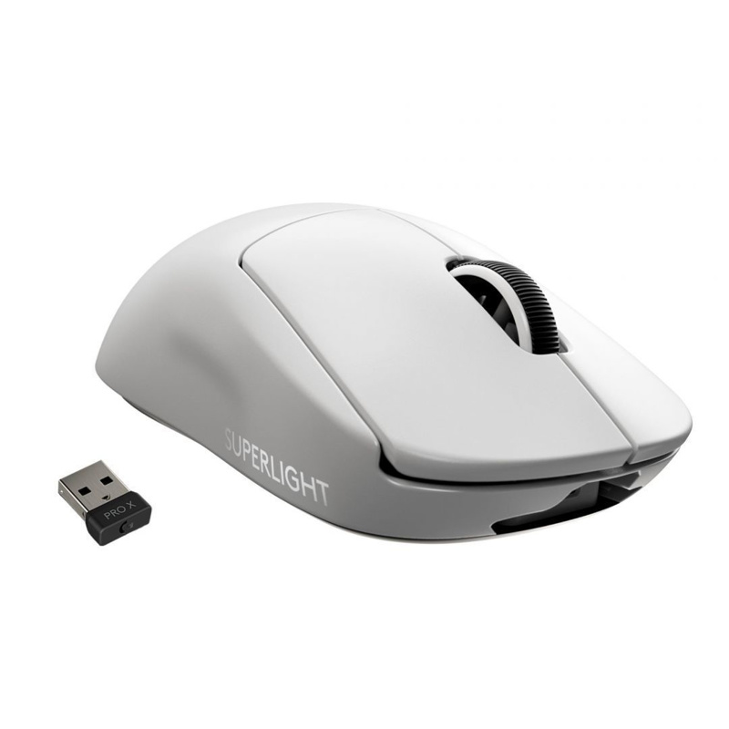 Slika - Logitech Pro X Superlight 910-005943 bela brezžična miška