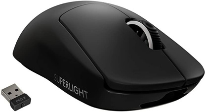 Logitech Pro X Superlight 910-005880 črna brezžična miška