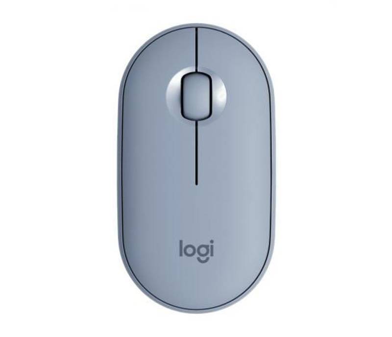 Slika - Logitech Pebble M350 BT (910-005719) modro/siva brezžična miška