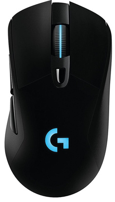 Logitech G703 LightSpeed Hero črna igralna brezžična miška