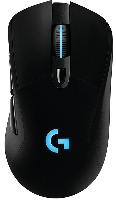 Slika - Logitech G703 LightSpeed Hero črna igralna brezžična miška