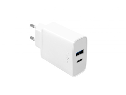 FIXED FIXC30-CU-WH S USB-C / USB PD support, 30W bel hišni polnilec