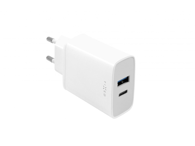 Slika - FIXED FIXC30-CU-WH S USB-C / USB PD support, 30W bel hišni polnilec