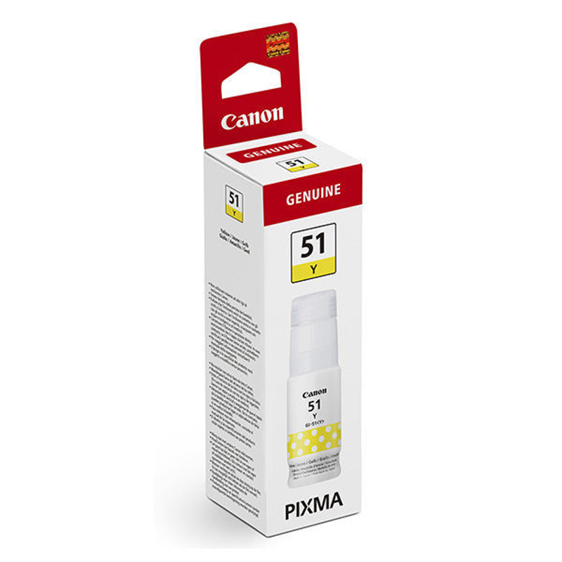 Slika - Canon GI-51 Y (4548C001) rumeno, originalno črnilo