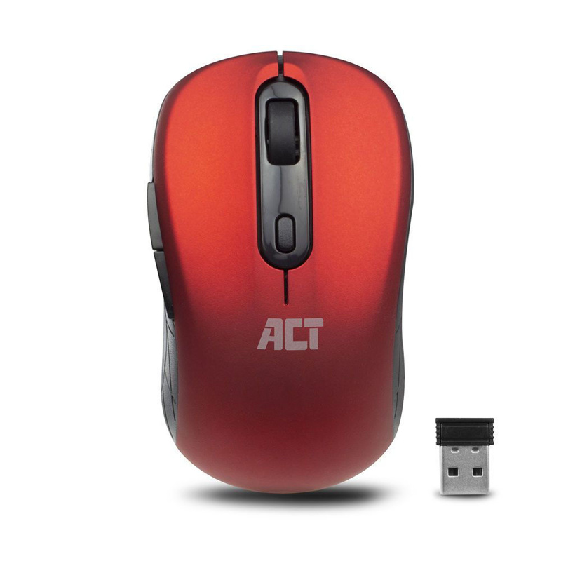 Slika - ACT AC5135 rdeča brezžična miška