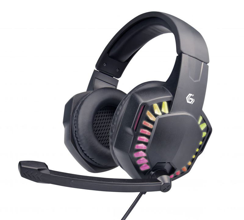 Slika - Gembird GHS-06 Gaming črne, slušalke z mikrofonom
