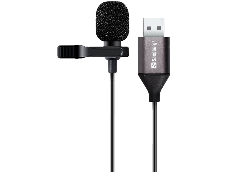 Slika - Sandberg 126-19 Streamer USB Clip Black, mikrofon