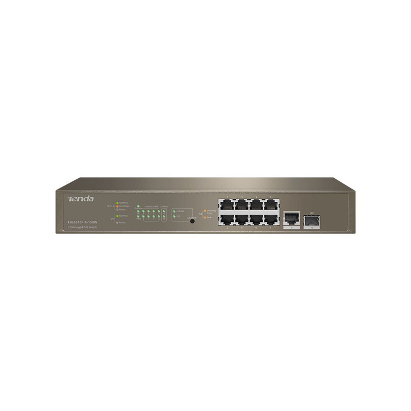 Slika - Tenda TEG5310P-8-150W L3 Managed PoE Switch