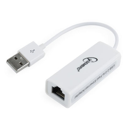 Gembird NIC-U2-02 USB 2.0 LAN White adapter