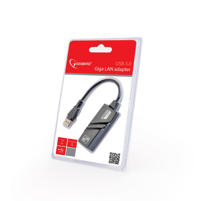 Slika - Gembird NIC-U3-02 USB3.0 Gigabit LAN adapter