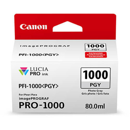 Canon PFI-1000 PGY (0553C001) foto siva, originalna kartuša