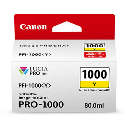 Canon PFI-1000 Y (0549C001) rumena, originalna kartuša