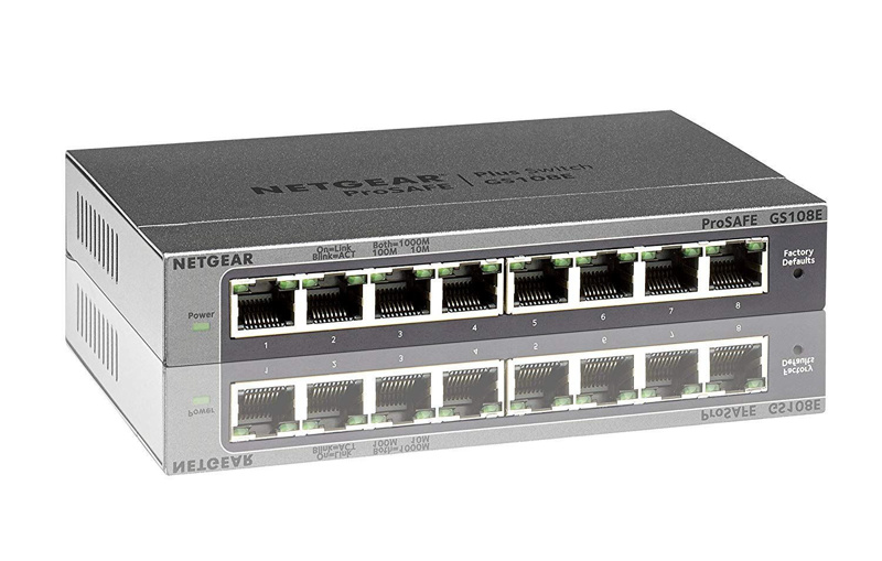 Slika - Netgear GS108E-300PES 8x Gigabit ProSafe Plus Switch