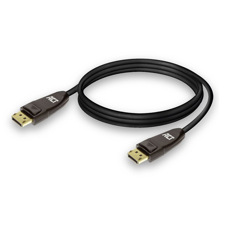 Slika - ACT AC4071 DisplayPort 1.4 cable 8K 1m Black, kabel