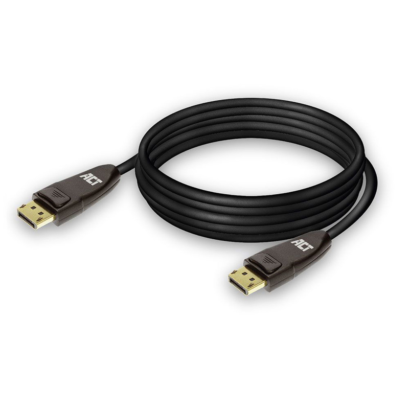 Slika - ACT AC4074 DisplayPort 1.4 cable 8K 3m Black, kabel