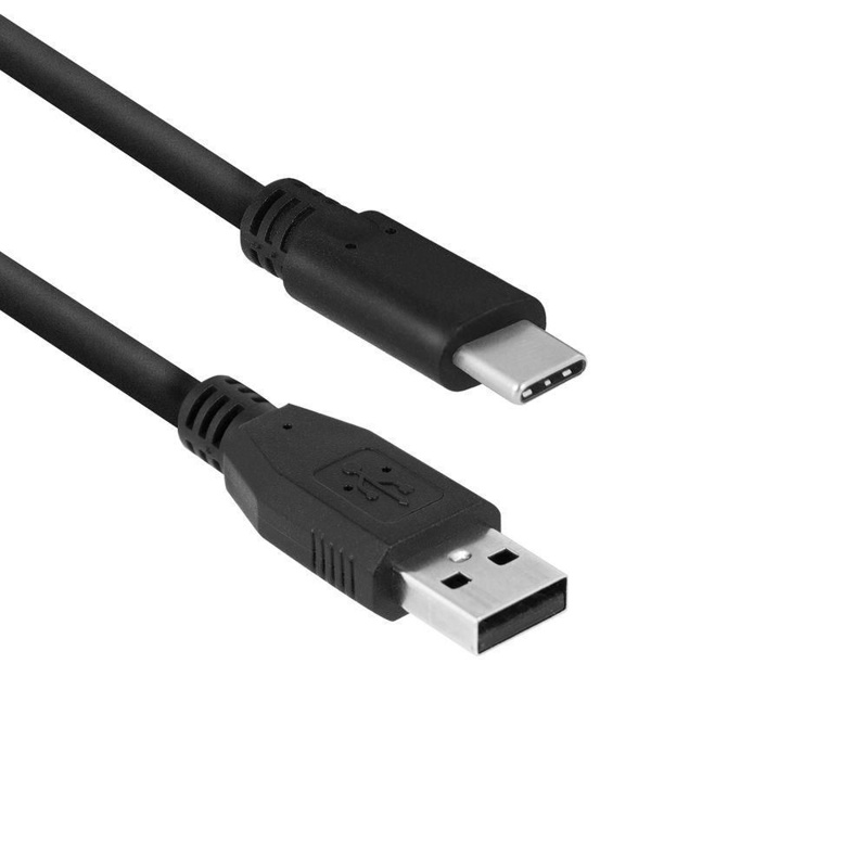 Slika - ACT AC7370 USB 3.2 USB-A to USB-C 1m Black, kabel