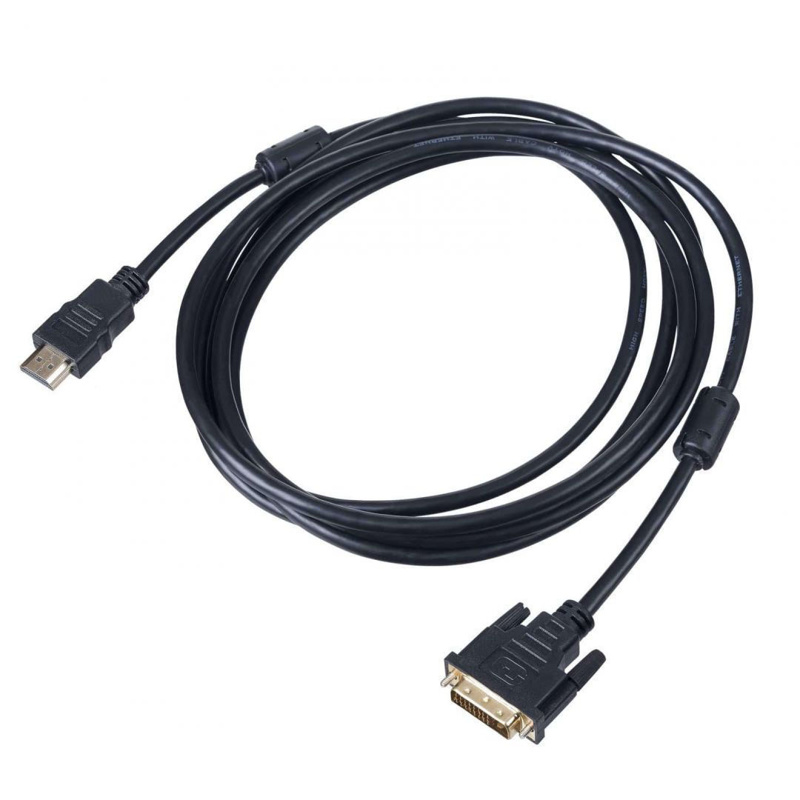 Slika - Akyga AK-AV-13 HDMI / DVI-D Dual Link 3m Black, kabel