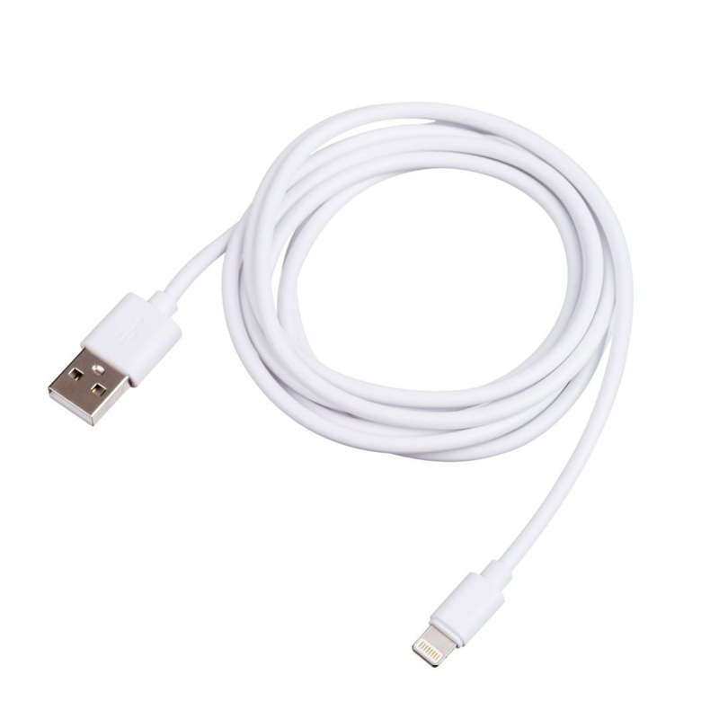 Slika - Akyga AK-USB-31 USB 2.0 A / Lightning 1.8m White, kabel